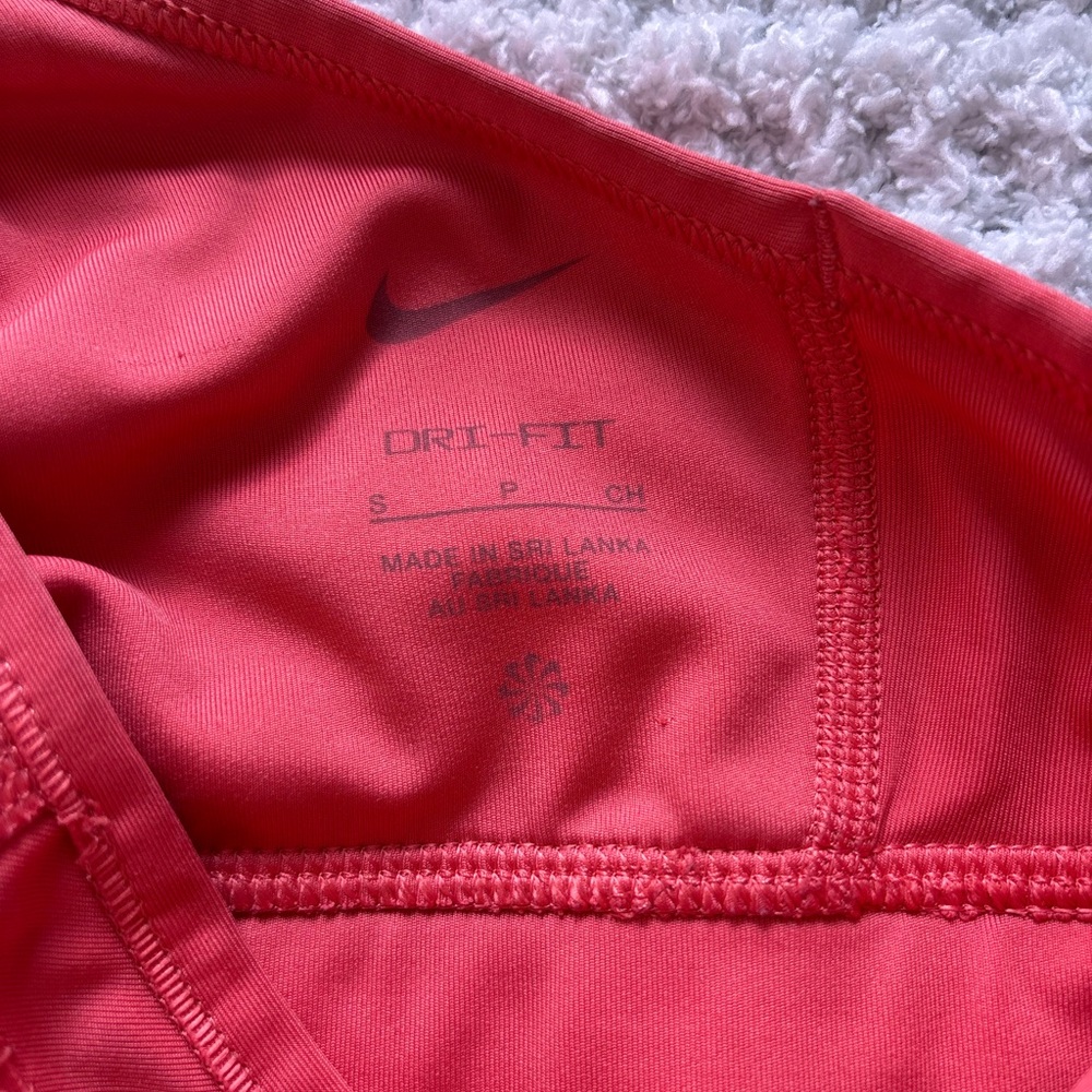Nike Red Racerback Sports Bra with Wide Straps - Picture 4 of 6